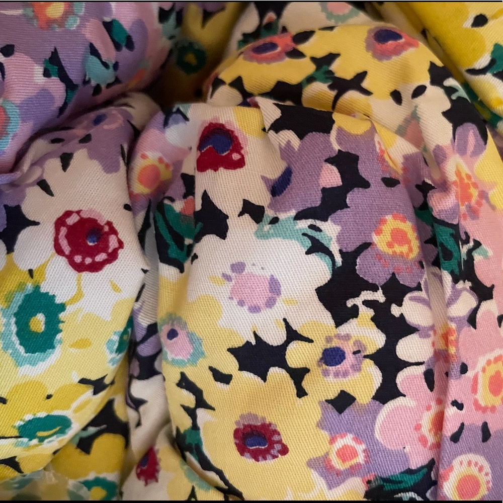 Queen or Full Kate Spade Bed Floral Print Cover & Pillowcases